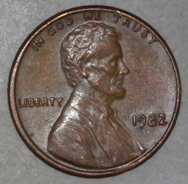1982-P-Lincoln-Memorial-Cent-With-Genuine-Rim-Clip?-Found-CRH